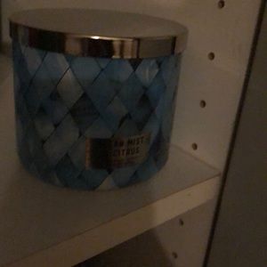 Ocean mist and citrus scented candle BBW
